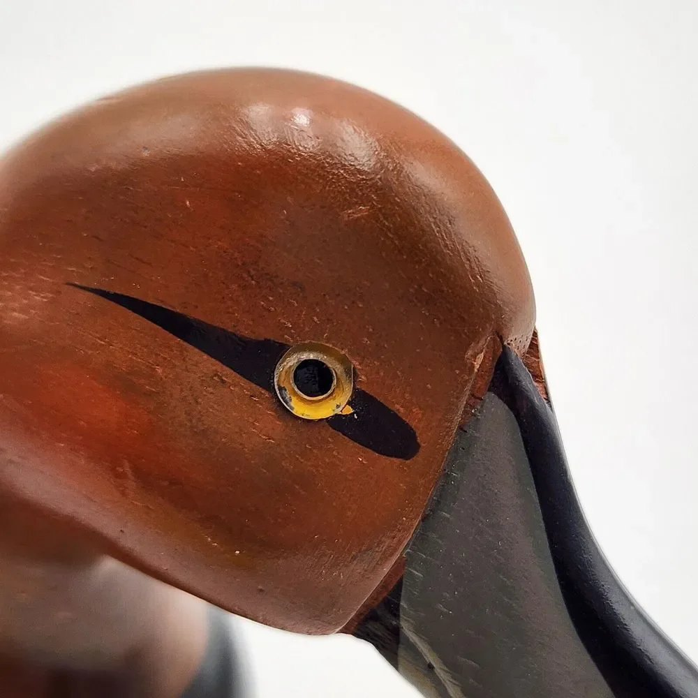 Vintage Carved and Hand painted Wooden Duck by Standard Specialty‎ Company